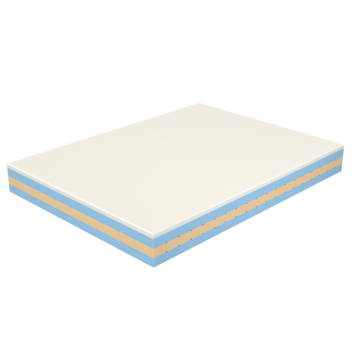 Materasso Memory Foam, Alto 21 cm - Sfoderabile, 4 Strati | Bora