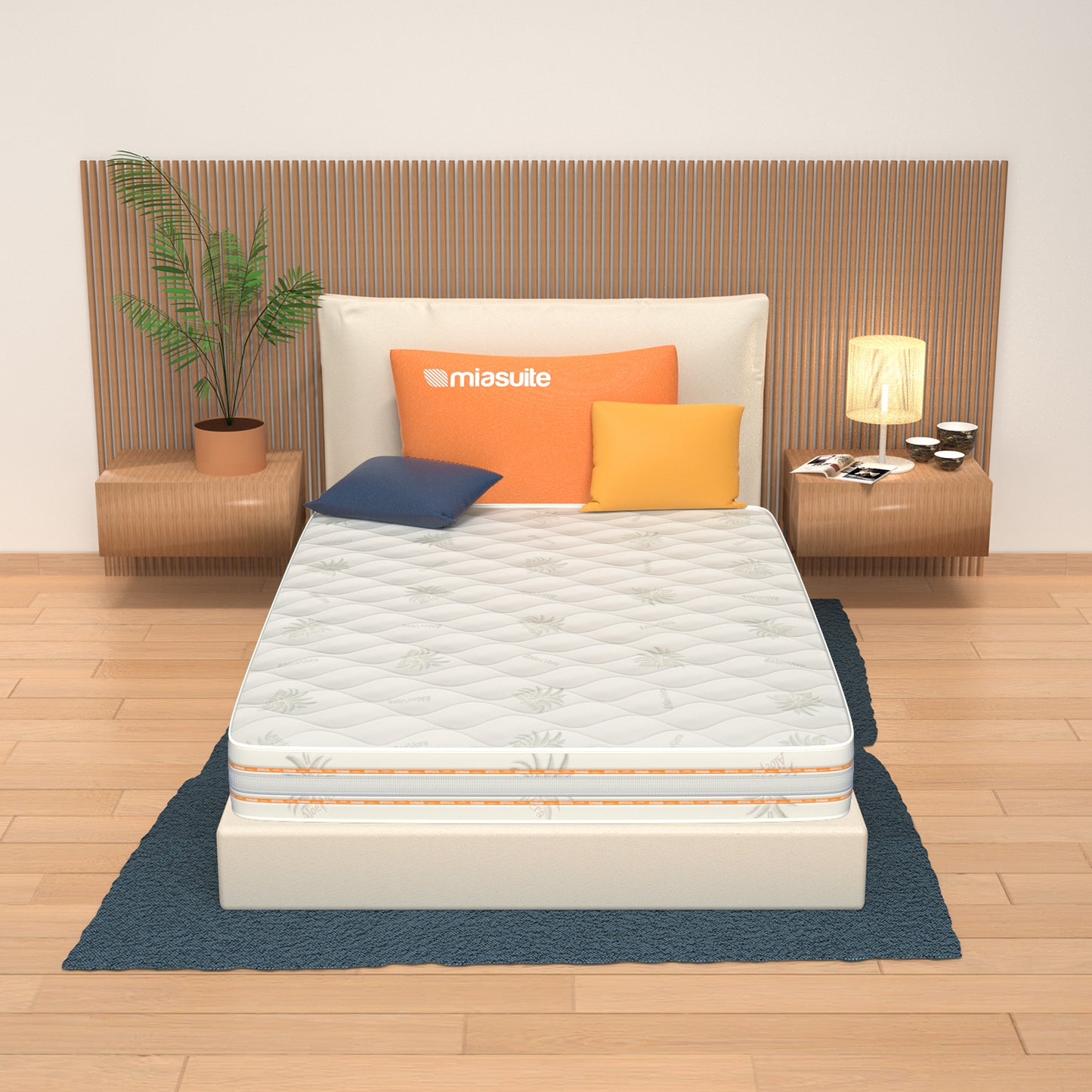 Memory Mattress, Height 25 cm - Aloe Vera Covering | Top H25