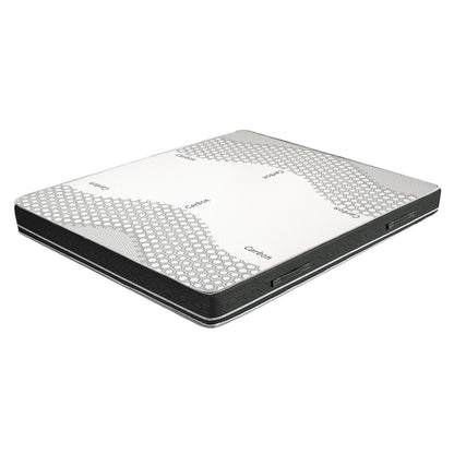 Pocket Spring and Memory Mattress, 25 cm high - Carbon Covering. | Zefiro