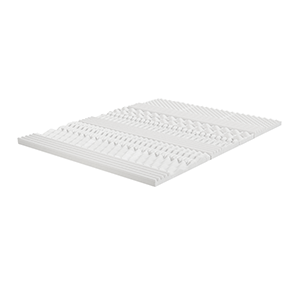 Memory Foam Topper - 5 cm high, with differentiated load-bearing capacity, cover removable | One H5