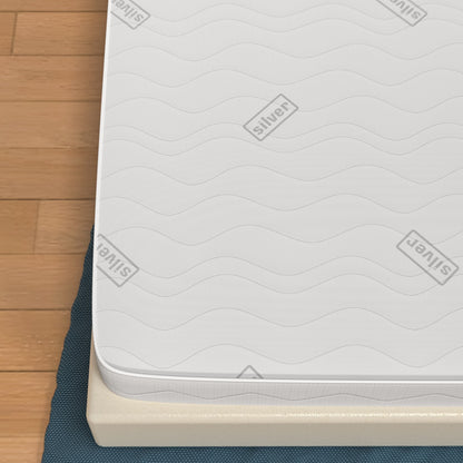 16cm High Cot Mattress - Silver Covering | Levante