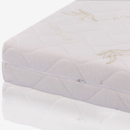 Cot Mattress - Removable, Aloe Vera Cover | Lupin Baby