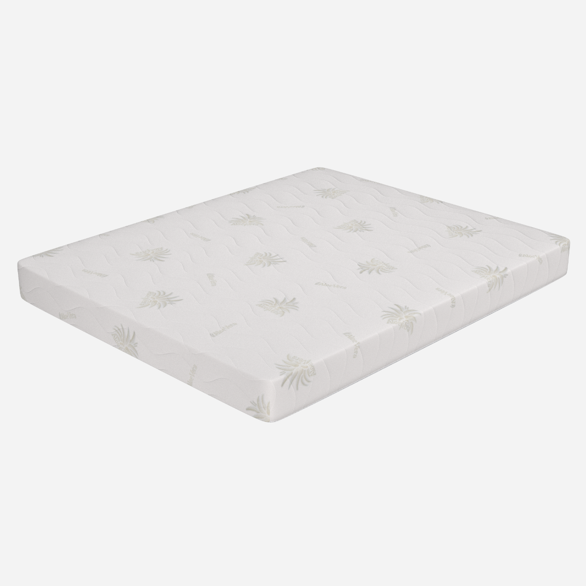 Cover Removable Memory Foam Mattress, 25 cm High - 100% Aloe Vera | Premium